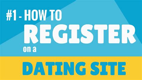 online registration dating